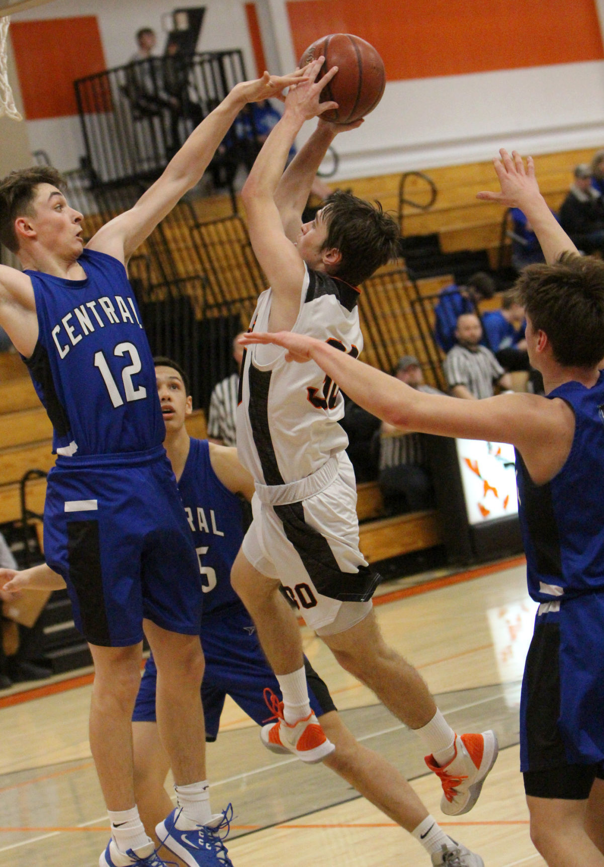 Saint Croix Central at Stanley-Boyd boys basketball 2-15-20